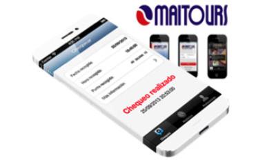 Maitours mobile app.