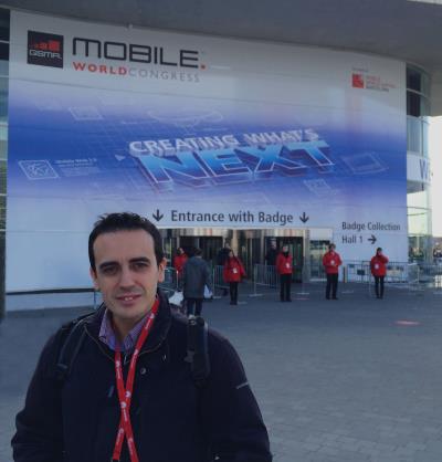 La entrada al Mobile World Congress.